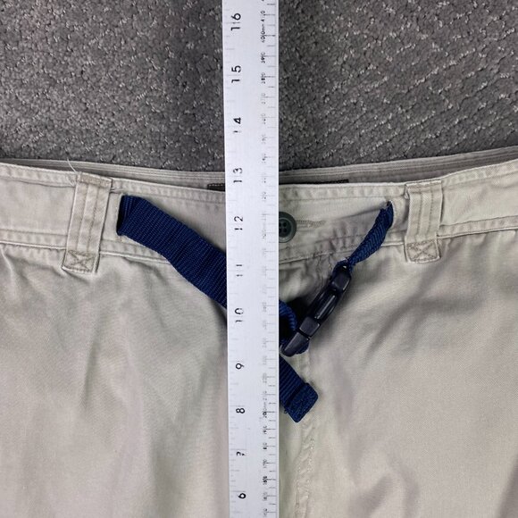 Abercrombie & Fitch Shorts Men's Large Beige Cargo Belt Belted Military Gorpcore - Picture 10 of 13